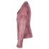 Dames leren jas  jane 5 pink